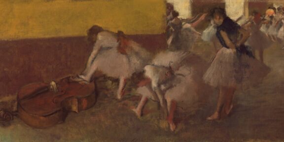 Edgar Degas, Danzatrici nella stanza verde, 1879 ca., acquisto della Città di Detroit