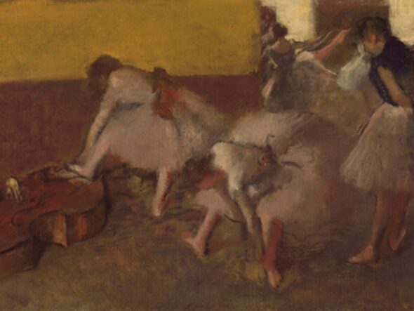 Edgar Degas, Danzatrici nella stanza verde, 1879 ca., acquisto della Città di Detroit
