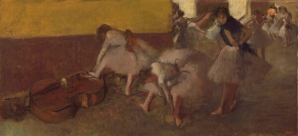 Edgar Degas, Danzatrici nella stanza verde, 1879 ca., acquisto della Città di Detroit