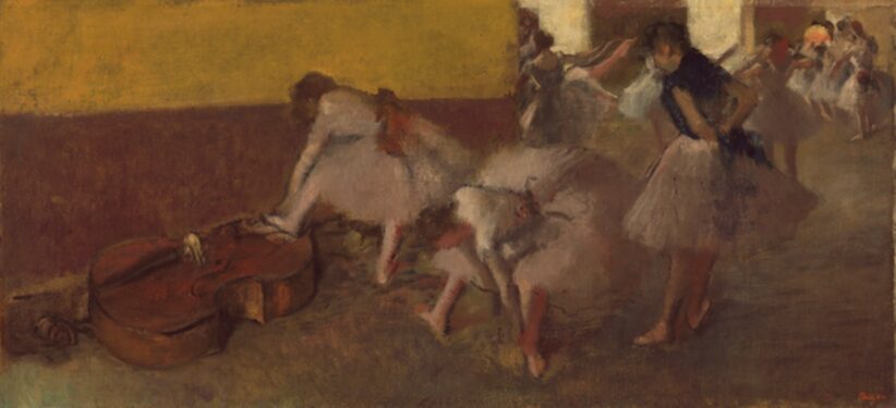 Edgar Degas, Danzatrici nella stanza verde, 1879 ca., acquisto della Città di Detroit