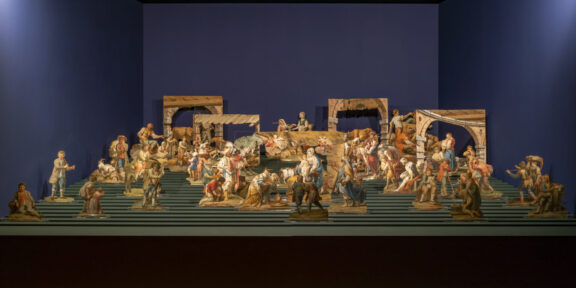 Francesco Londonio (Milano, 1723 - 1783), Il Presepe del Gernetto, Tempera su carta e cartoncino