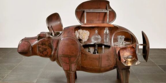 Il bar-scultura creato nel 1976 da François‑Xavier Lalanne