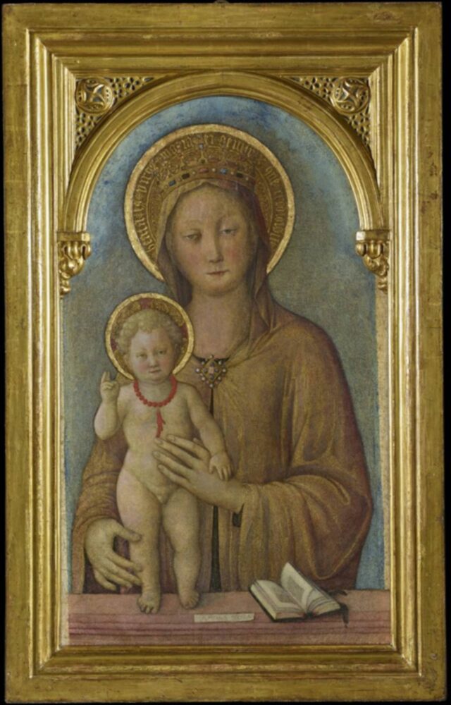 Jacopo Bellini, Madonna col Bambino, Pinacoteca dell'Accademia Tadini, Lovere