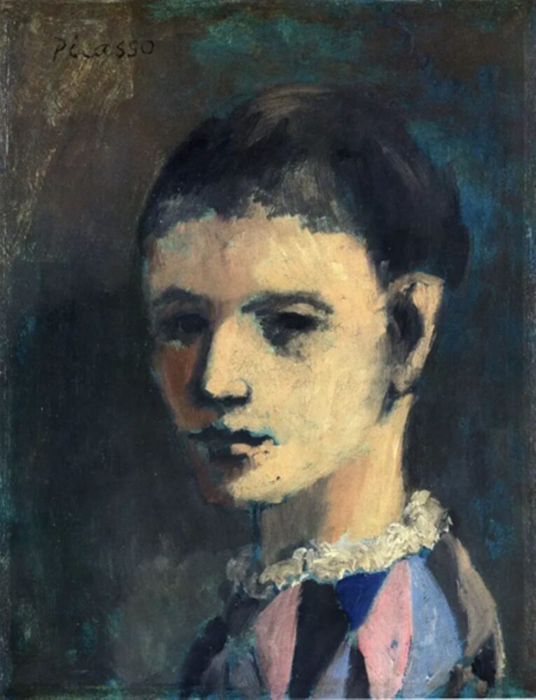 Pablo Picasso, Testa di Arlecchino, 1905