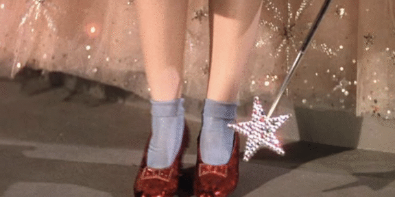 Le scarpe rosse di Dorothy - Il mago di Oz