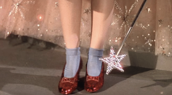 Le scarpe rosse di Dorothy - Il mago di Oz