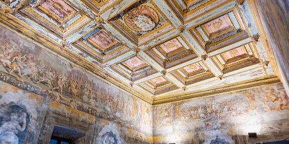 Un interno di Villa Silvestri Rivaldi