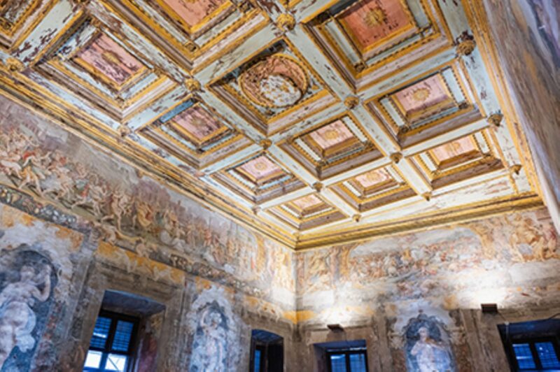 Un interno di Villa Silvestri Rivaldi