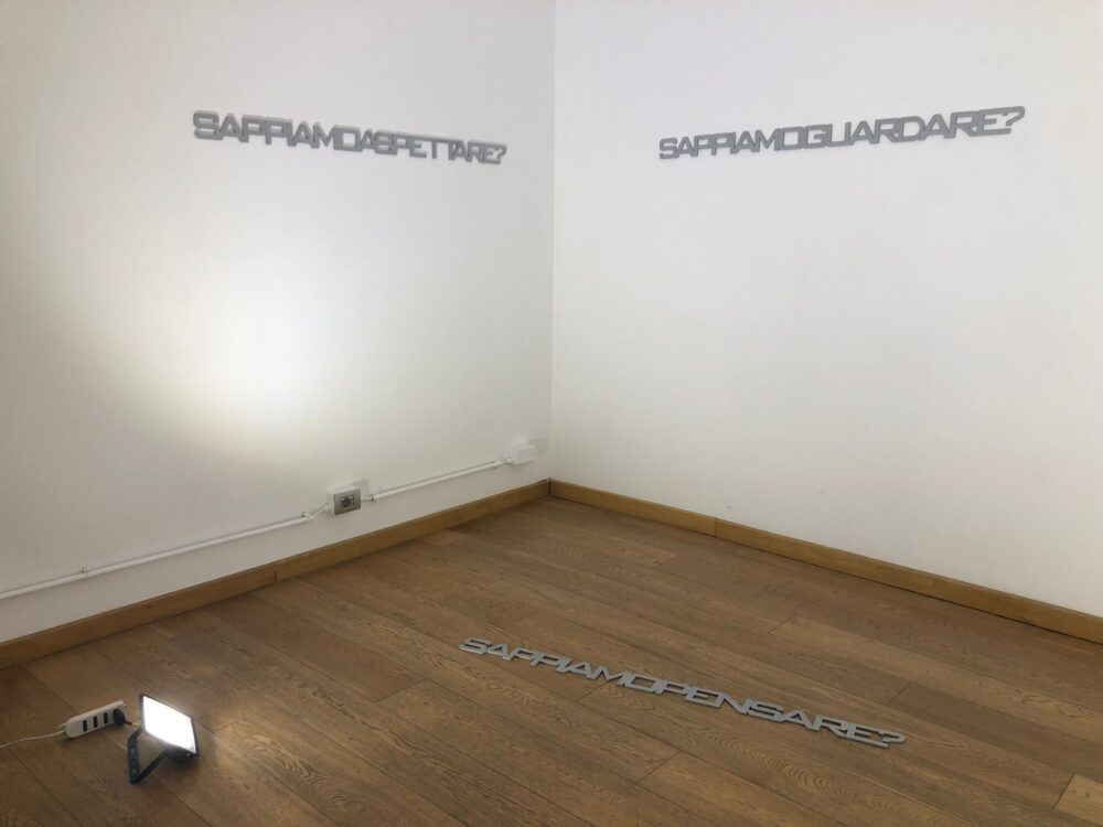 Stefano Boccalini, Sappiamo?, Sconfina, Milano (foto Filippo Romano)