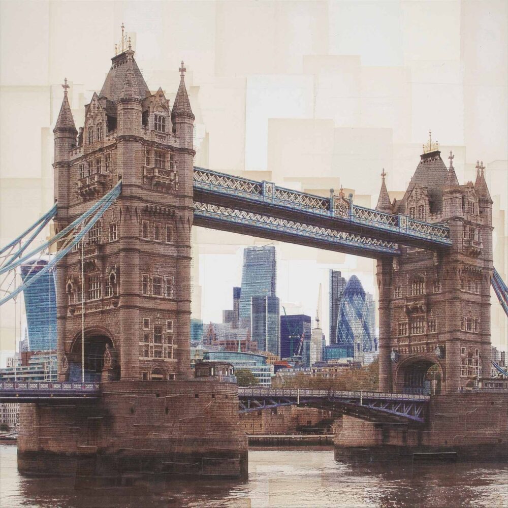 ©Nicolò Quirico, “Towers”, Stampa fotografica su collage di pagine di libri 100x100 cm, 2022