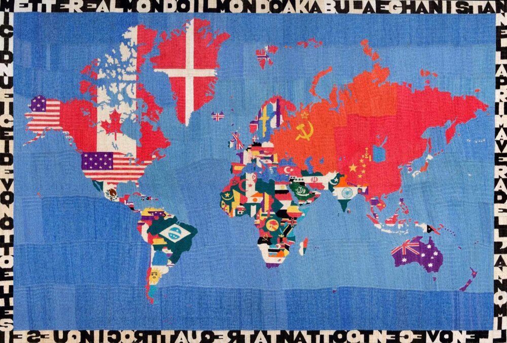 Alighiero Boetti, Mappa, 1983–4, Tornabuoni Art