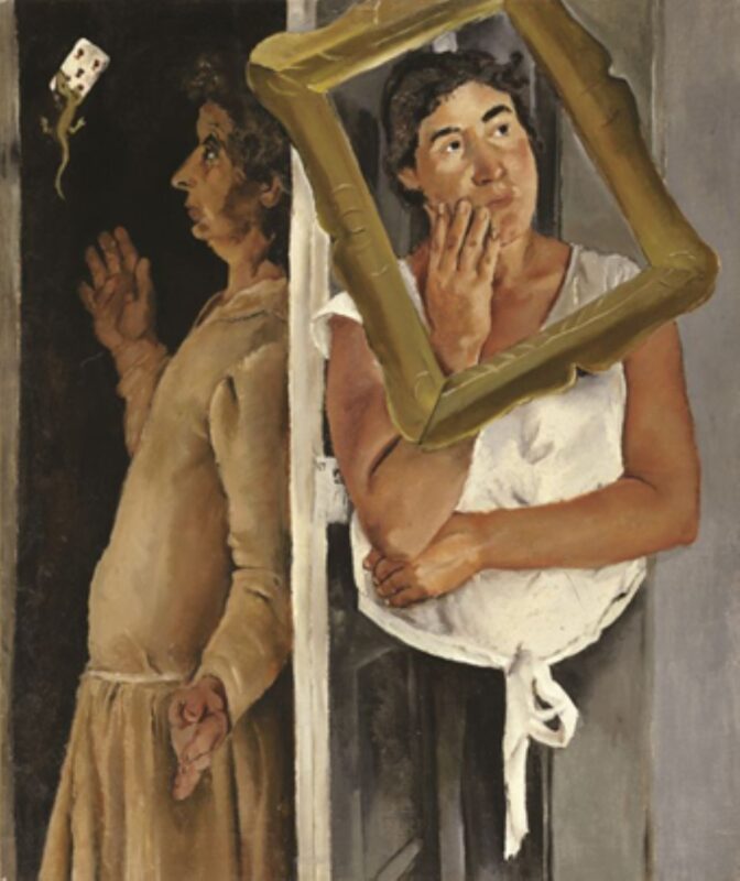 Fausto Pirandello, Donne con salamandra, Collezione Associazione Fausto Pirandello