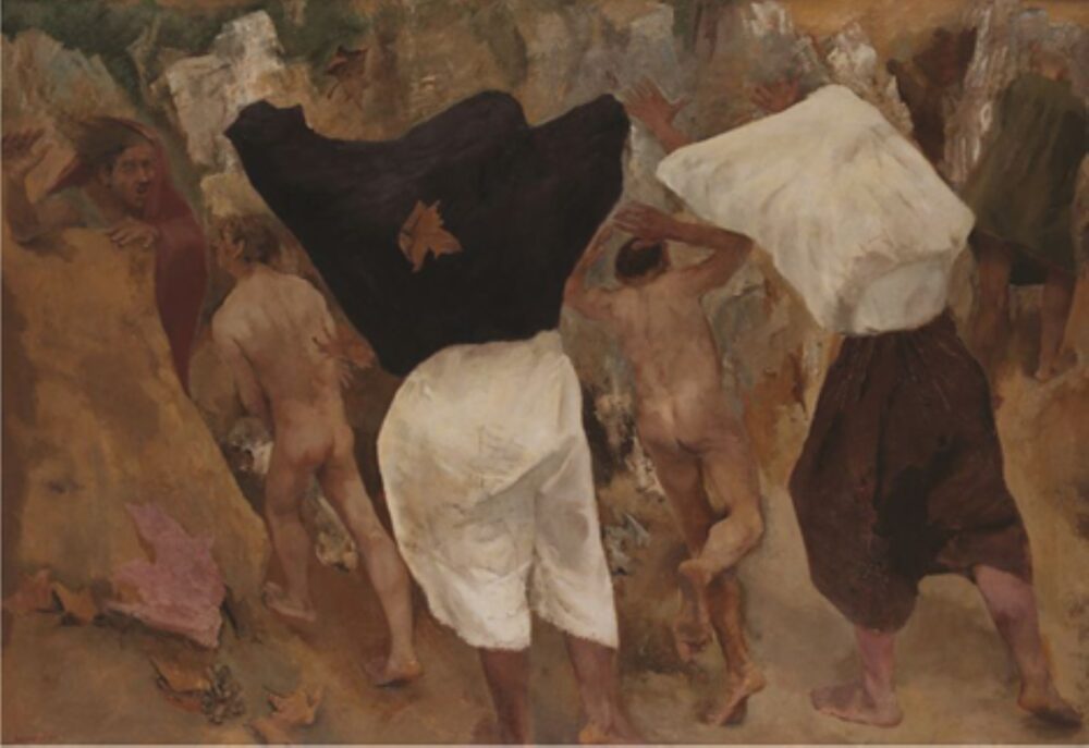 Fausto Pirandello, La tempesta, Collezione privata