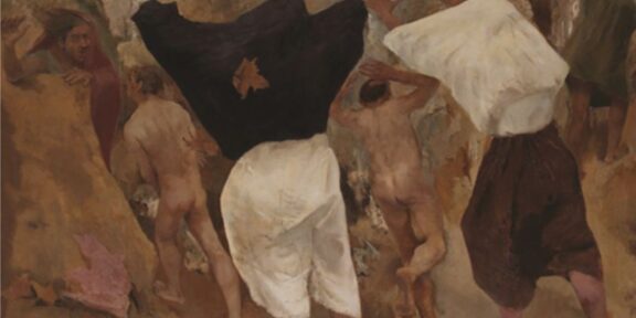 Fausto Pirandello, La tempesta, Collezione privata