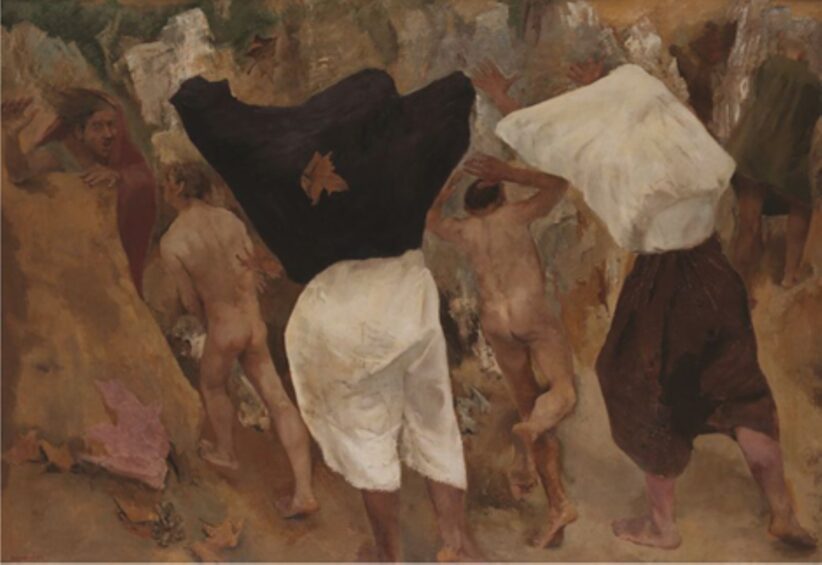 Fausto Pirandello, La tempesta, Collezione privata