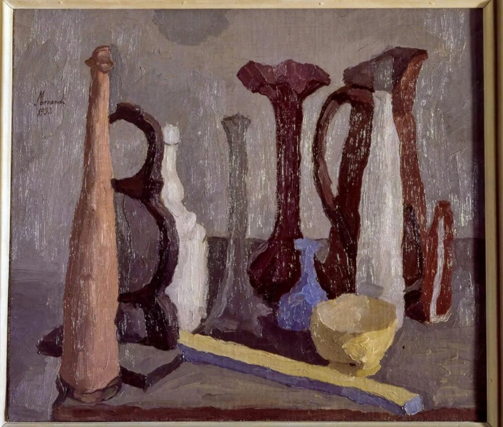Giorgio Morandi, Natura morta (1932), olio su tela, Roma, Galleria d’Arte Moderna