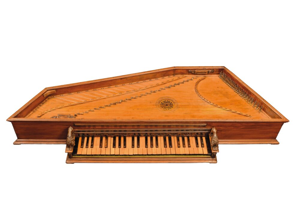 Giovanni Francesco Antegnati, Arpicordo (spinetta pentagonale), 1544, foto Alberto Bonza