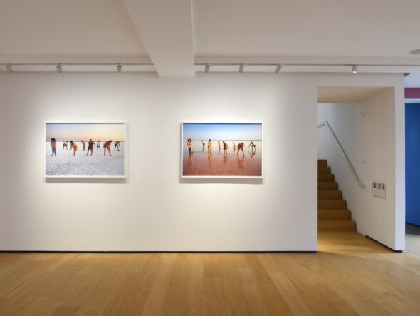 Installation view, Virginia Zanetti. La danza del sale, Building terzo piano, Milano, ph. Michele Alberto Sereni