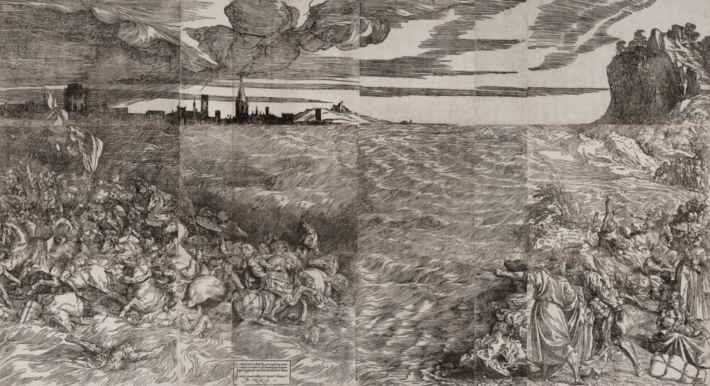 La Sommersione dell’esercito del Faraone nel Mar Rosso, di Tiziano