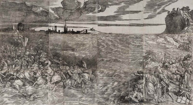 La Sommersione dell’esercito del Faraone nel Mar Rosso, di Tiziano