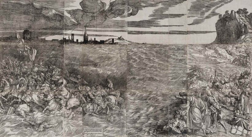 La Sommersione dell’esercito del Faraone nel Mar Rosso, di Tiziano