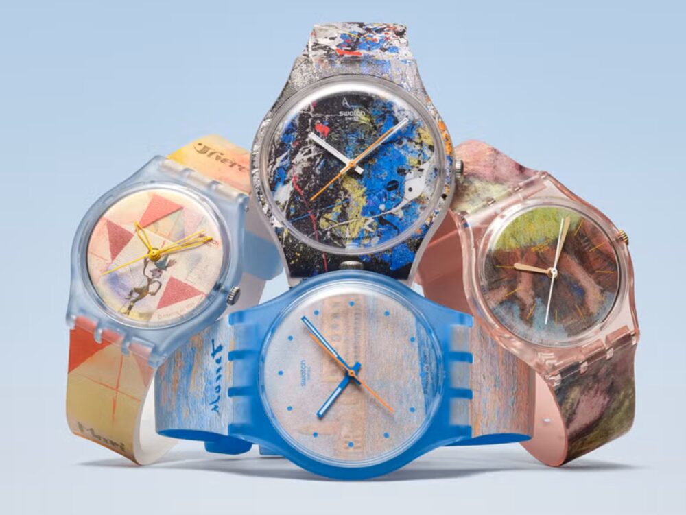 La nuova Swatch x Guggenheim Collection (courtesy Swatch)