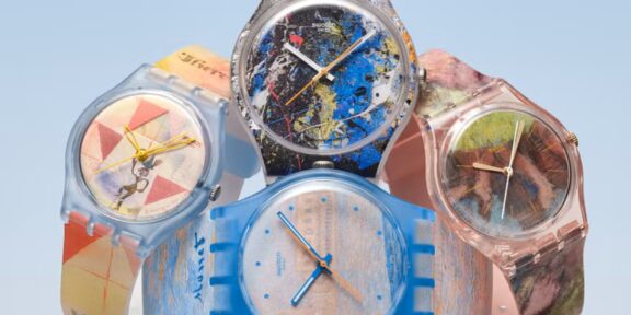 La nuova Swatch x Guggenheim Collection (courtesy Swatch)