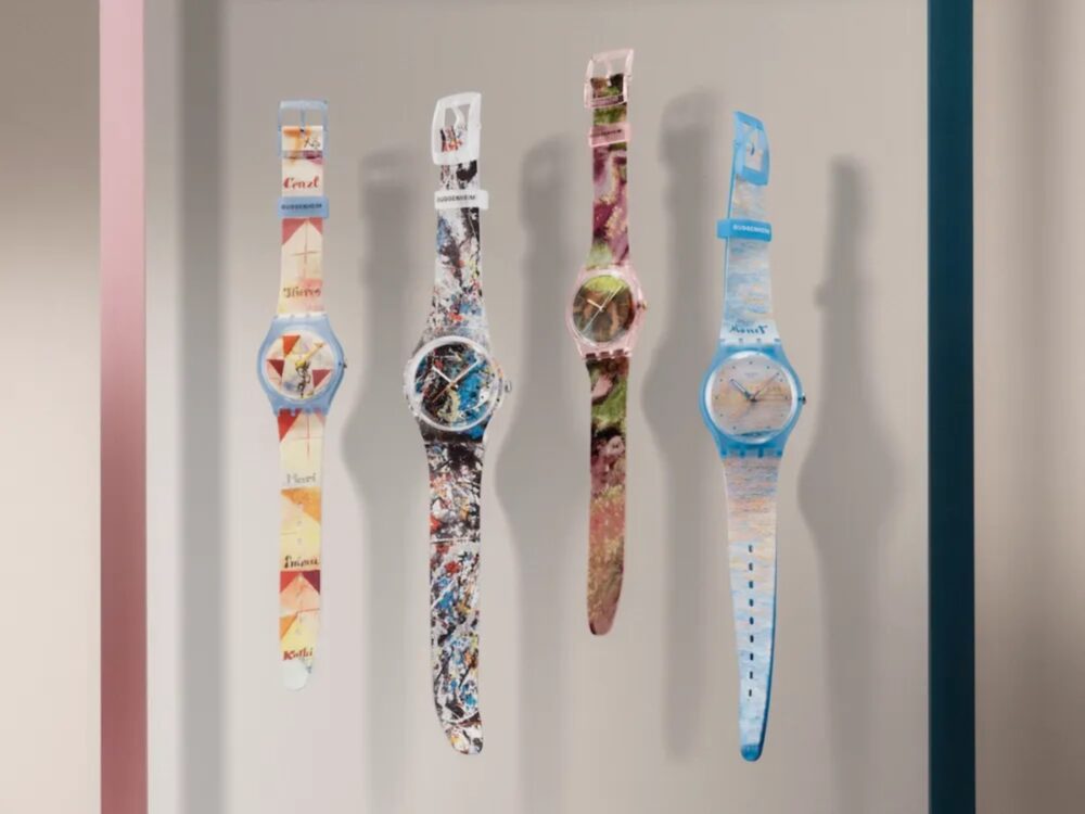 La nuova Swatch x Guggenheim Collection (courtesy Swatch)