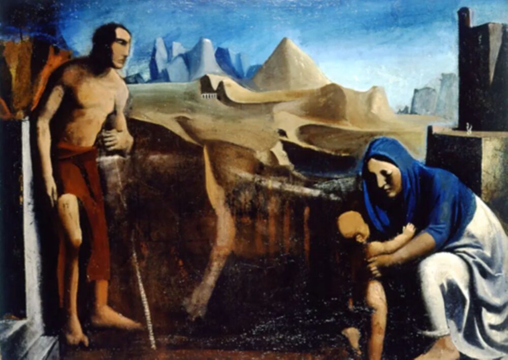 Mario Sironi, La Famiglia (La famiglia del Pastore), 1927-1928 circa, olio su tela, Roma, Galleria d’Arte Moderna