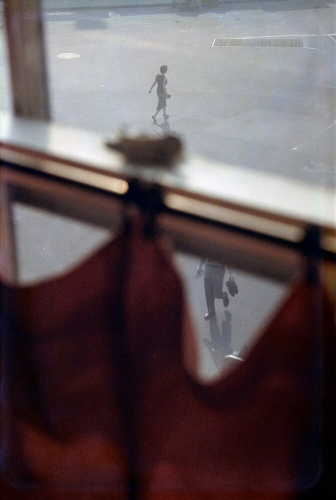 Red Curtain, 1956, Saul Leiter Foundation