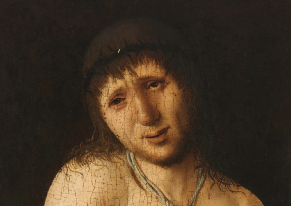 Antonello da Messina, Ecce Homo, San Girolamo penitente. Sotheby's (dettaglio)