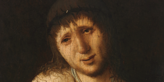 Antonello da Messina, Ecce Homo, San Girolamo penitente. Stima 10-15 milioni di dollari - Sotheby's (dettaglio)