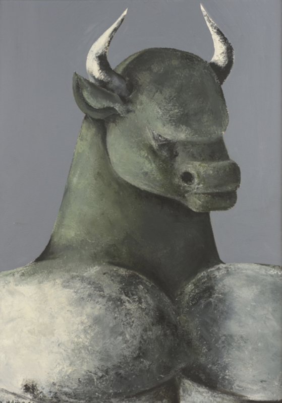 Asta 569 lotto 67 – 12 giugno 2025BAHMAN MOHASSES
Iran 1931 - Roma 2010
Senza titolo, 1981
Olio su tela, cm 70,2 x 50
Firmato e datato in basso a sinistra; firmato e datato sul retro 
Autentica su fotografia di Bahman Mohasses Estate
Aggiudicato a: € 275.150
Wannenes Casa d'Aste