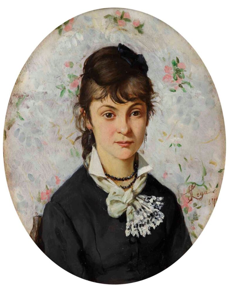 Silvestro Lega, Ritratto di fanciulla