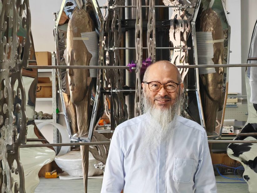 Wallace Chan nel suo studio di Zhuhai