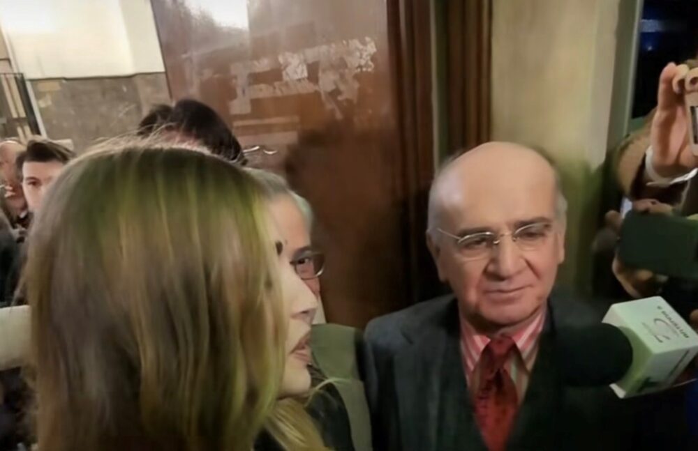 Chiara Ferragni con l'avvocato Giuseppe Iannaccone