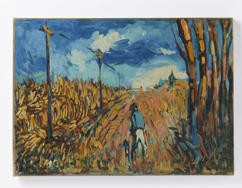 MAURICE DE VLAMINCK (1876-1958), Le Champ de Blé, 1906, olio su tela, 36 x 50 cm. Stima € 30.000/40.000. Venduto a € 201.600,00 - Capitolium Art