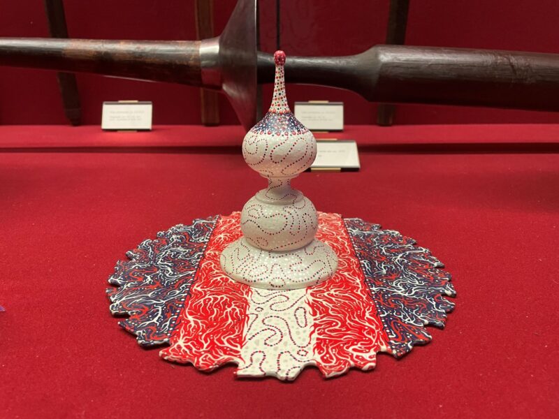 Alessandro Moreschini. L’ornamento non è più un delitto Veduta di allestimento, Bologna, Museo Civico Medievale, 2026 Courtesy Settore Musei Civici Bologna, Musei Civici d’Arte Antica