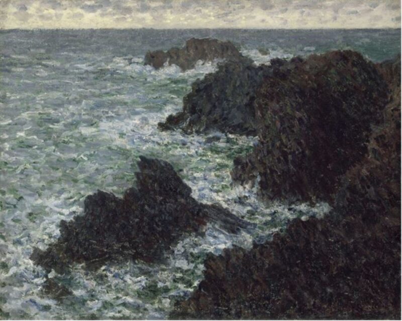 Claude Monet, Belle-île, Coucher du soleil, 1886, Oil on canvas, foto SIK-ISEA, Zürich (Martin Stollenwerk)