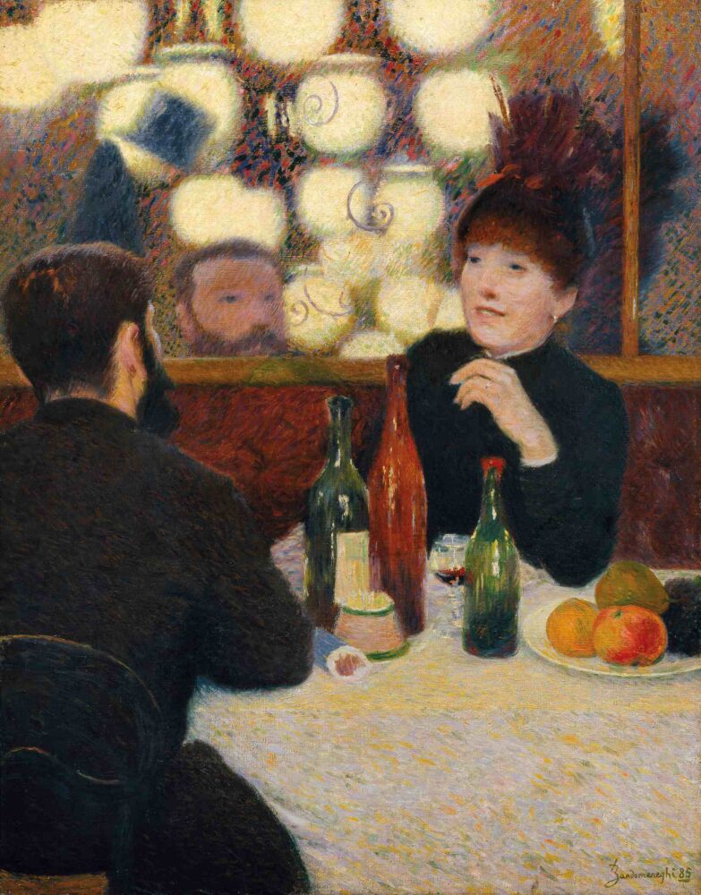 Federico Zandomeneghi, Al Caffè Nouvelle Athènes