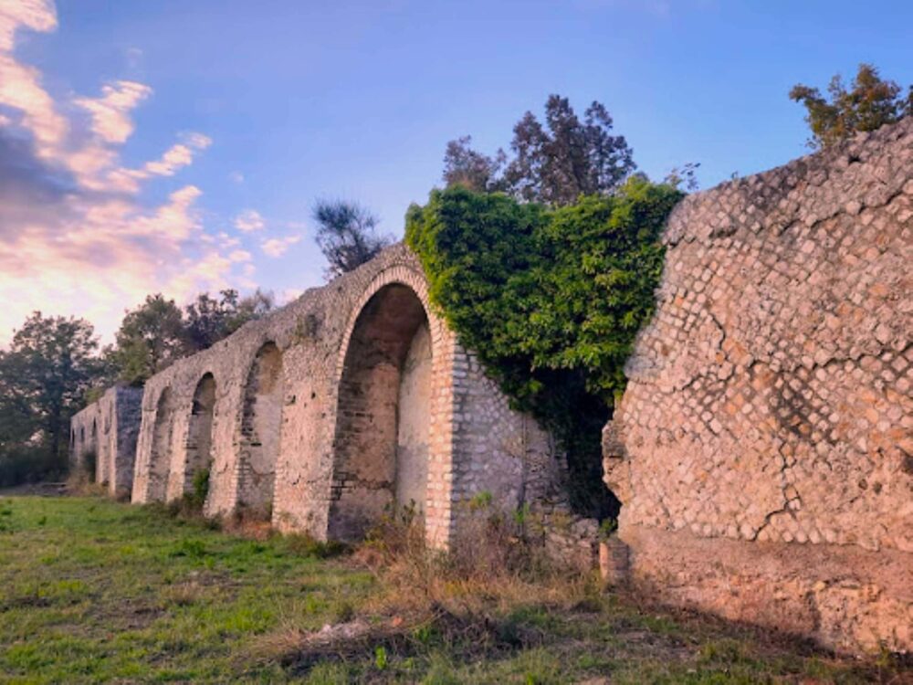 Uno scorcio della Villa dei Casoni, a Montopoli di Sabina
