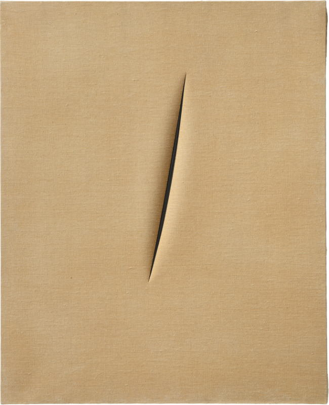 Lucio Fontana, Concetto Spaziale, Attesa, 1960 (stima: £1.5 - 2m) - Sotheby's