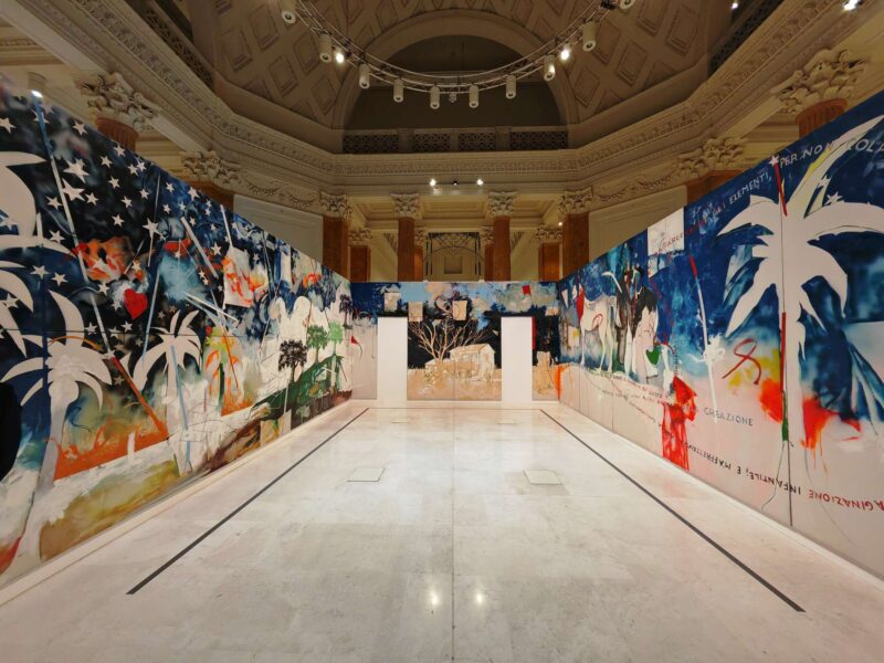 Mario Schifano, Casa Agnelli, Palazzo delle Esposizioni, Roma