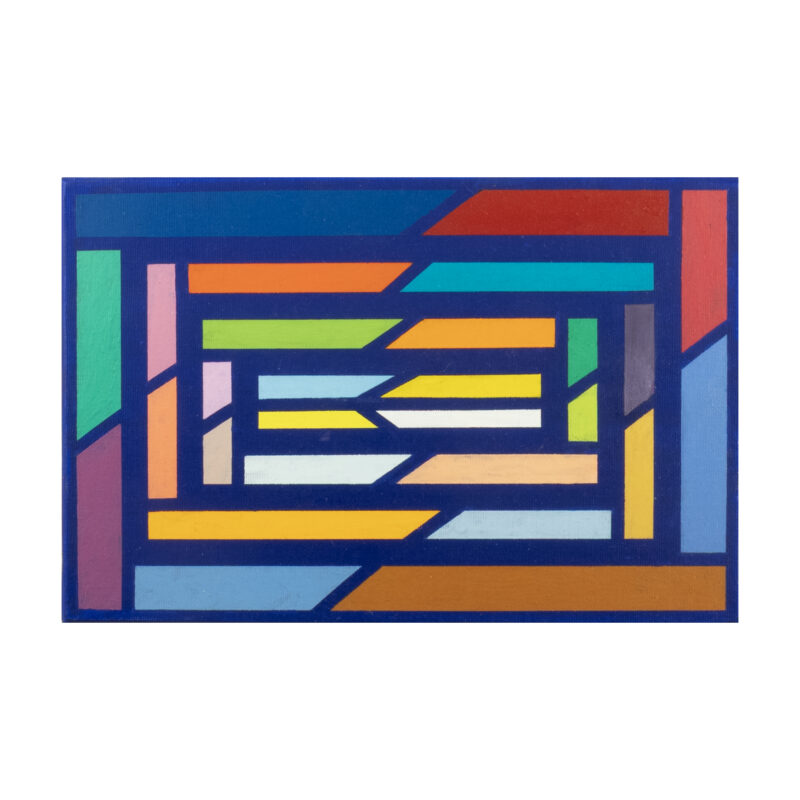 Lotto 54, Piero Dorazio, Knóssos III, 1988. Stima 4.000-6.000 euro. Colasanti Casa d'Aste