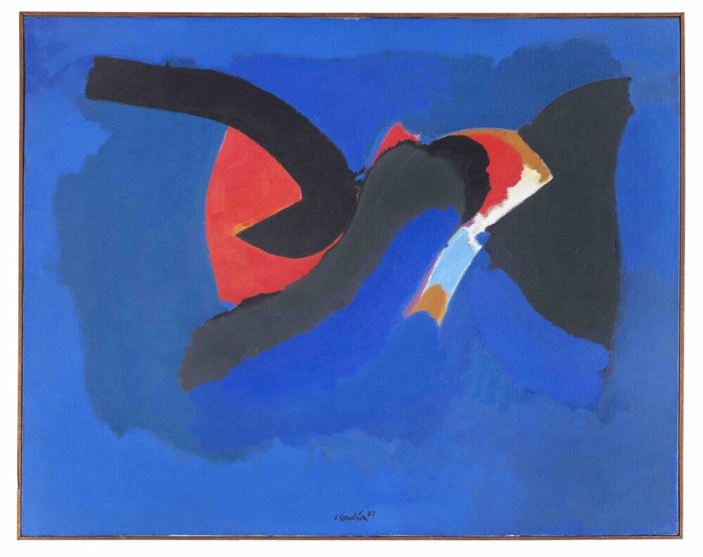 Antonio Scordia, Trinacria, 1970, Olio su tela; 130 x 105 cm, foto Paolo Scordia, Copyright Archivio Scordia