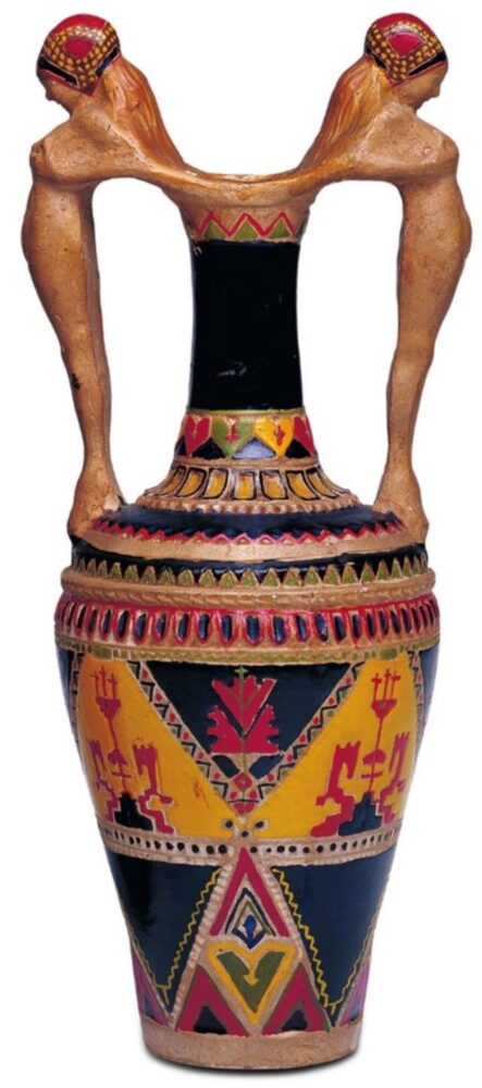 Ciriaco Piras, Anfora con nudini, seconda metà anni Venti, terracotta