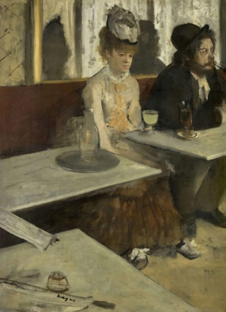 Edgar Degas, Dans un café (L’assenzio), 1876, Parigi, Musée d’Orsay