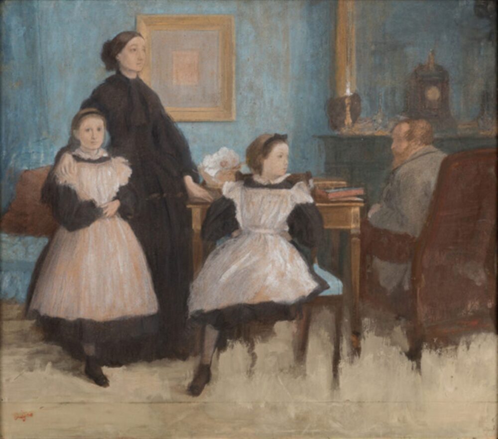 Edgar Degas, Studio per la famiglia Bellelli, 1858
