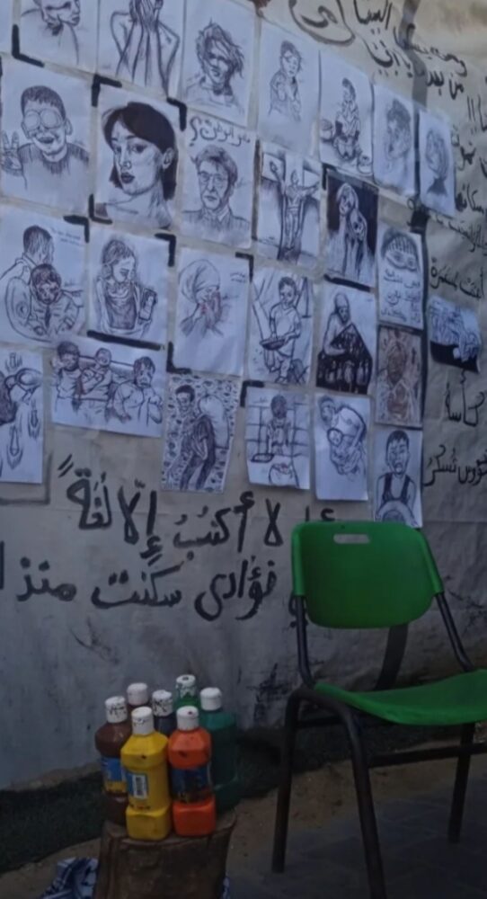 Immagine tratta dal profilo instagram di Marah Kalhed al-Za’anin, Gaza City, 2026