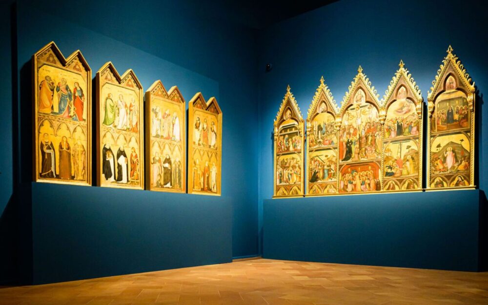 Giotto e san Francesco, Perugia, Galleria nazionale dell'Umbria, installation view, credits Marco Giugliarelli